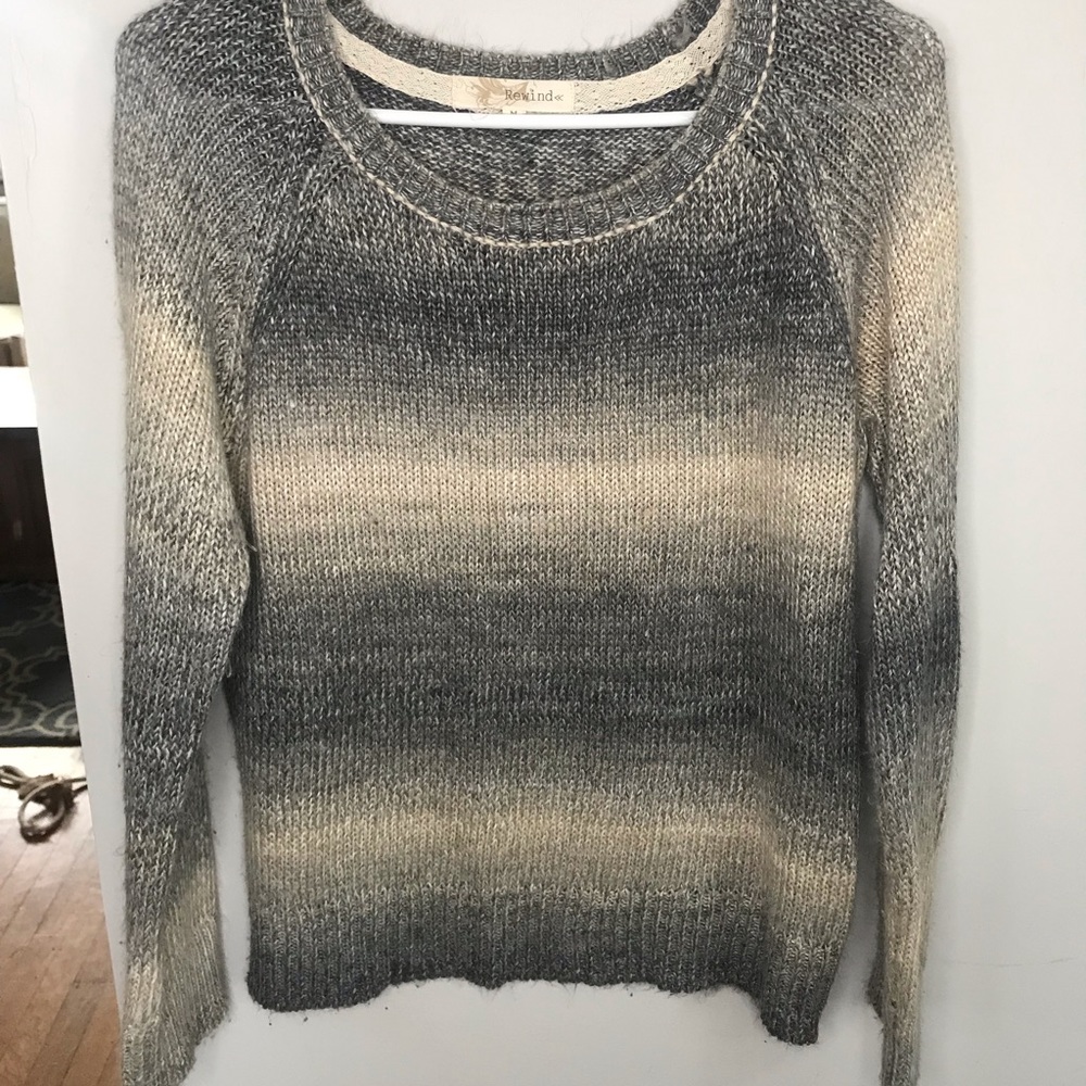 Cable knit sweater